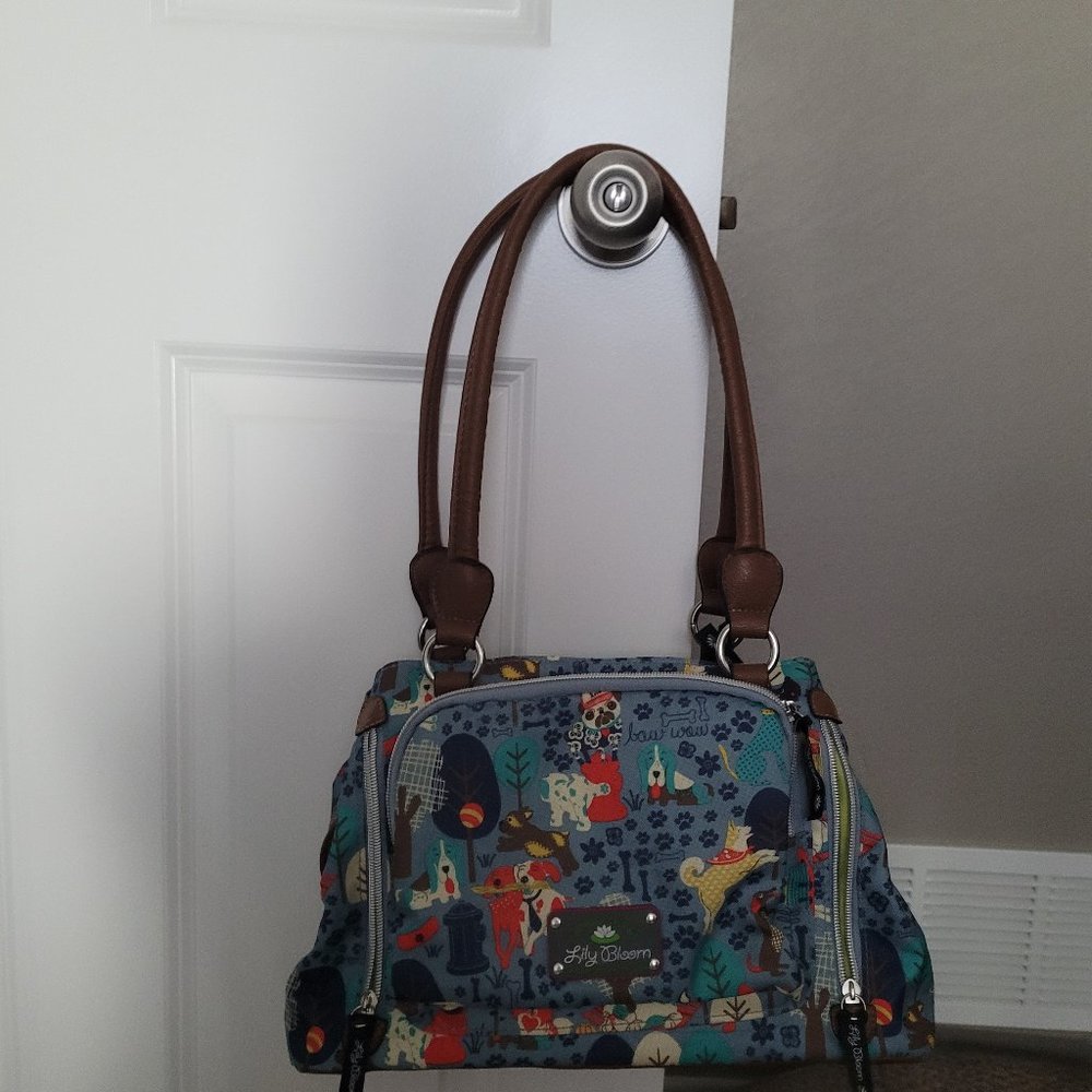 Lilly Bloom Dog print purse
